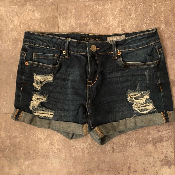 Aeropostale | Midi Jean Shorts | Size 6 - Picture 1 of 6